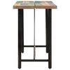 vidaXL Bar Table Mixed color Solid reclaimed wood and iron Large Durable