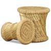 vidaXL Stool Set of 2 Natural bamboo and jute Bamboo and jute Set of 2