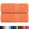 vidaXL Soap Towel Set of 2 Orange 100% Cotton 11.8x11.8 in Soap Towel