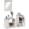 vidaXL Bathroom Furniture Set with Drawer 3 pcs Brown 37 x 34 x 80 cm