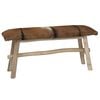 vidaXL Entryway Bench Natural brown