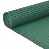 vidaXL Double-Sided Patio Fence PVC 35.4x196.9" Green