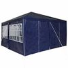 vidaXL Party Tent Blue 157.48 x 157.48 x 104.72 in Polyethylene