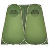 vidaXL Privacy Tent Green Pop-up Waterproof
