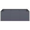 vidaXL Planter Anthracite Cold-rolled steel Large Durable Planter