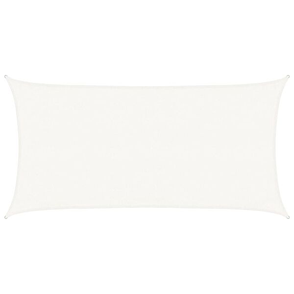 vidaXL Sunshade Sail 1.75 oz/ft² White 9.8x19.7' HDPE