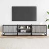 vidaXL TV Cabinet Grey Sonoma Engineered wood, metal Large TV Cabinet