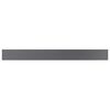 vidaXL Shelf Set of 4 High gloss grey Engineered Wood 39.4 in length