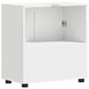 vidaXL Bathroom Cabinet Set TULUM White 23.62 x 13.39 x 24.80 in
