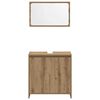 vidaXL Bathroom Furniture Set Artisan Oak Engineered Wood