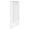 vidaXL Dog Gate Set of 3 White Solid Poplar wood