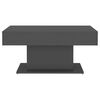 vidaXL Coffee Table Grey Engineered Wood Medium Durable Coffee Table