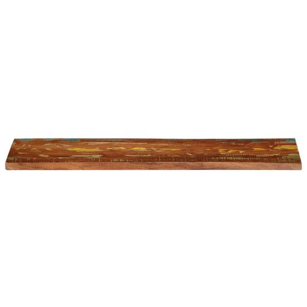 vidaXL Table Top Mixed colors Solid reclaimed wood 43.3x11.8x1.5 in