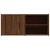 vidaXL TV Cabinet Set of 2 Brown Oak Engineered Wood Medium TV Cabinet