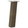 vidaXL Coffee Table Leg Natural steel Powder-coated steel Small