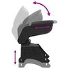 vidaXL Car Armrest Universal Black 5.5"x11.8"x(12.6"-19.1") ABS