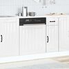 vidaXL Dishwasher Panel High gloss white Engineered wood Standard