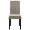 vidaXL Dining Chairs 2 pcs Light Gray Velvet