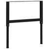 vidaXL Metal Frame Set of 2 Black Powder-coated metal Adjustable