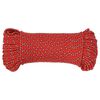 vidaXL Boat Rope Red 0.20 " 820.2 ' Polypropylene