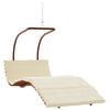 vidaXL Swing Chair Cream