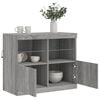 vidaXL Sideboard Grey Sonoma Engineered wood Medium Sideboard