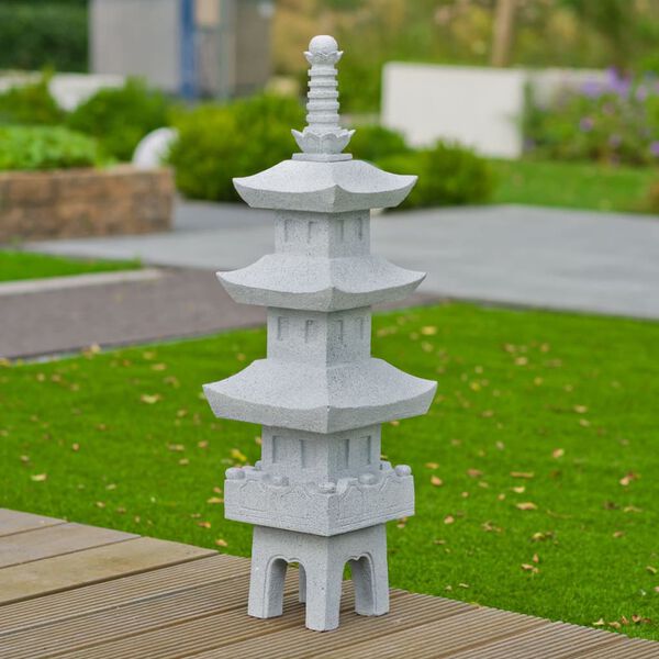 Ubbink Garden Lantern Grey Poly-resin Large Garden Lantern Other