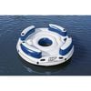 Bestway Floating Island Blue and White PVC Large Cup Holders
