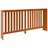 vidaXL Radiator Cover Wax Brown 66.5"x7.5"x33.1" Solid Wood Pine