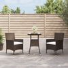 vidaXL Garden Bistro Set Brown