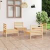 vidaXL Garden Lounge Set Pine Solid Pinewood Medium Modular