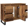 vidaXL Bathroom Sink Cabinet Old wood Engineered wood, iron Medium