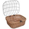 vidaXL Bike Front Basket with Cover 19.7"x17.7"x13.8" Natural Willow