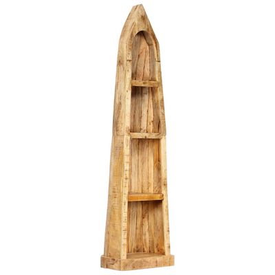 vidaXL Bookshelf 19.7"x15.7"x70.9" Solid Mango Wood