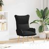 vidaXL Armchair Black 27.17 x 29.13 x 36.61 in Fabric
