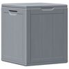 vidaXL Storage Box Grey 100% Polypropylene Medium Storage Box