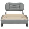 vidaXL Bed Frame Light grey