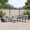 vidaXL Bench Set Black