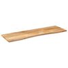vidaXL Desk Top Natural Mango Wood Solid rough mango wood 63.0 x 19.7 in