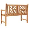 vidaXL Garden Bench Brown 150 x 60 x 90 cm Solid teak wood