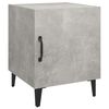vidaXL Bedside Cabinet Set of 2 Concrete grey Engineered wood