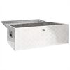 vidaXL Storage Box Silver 39.4"x21.7"x14.6" Aluminum