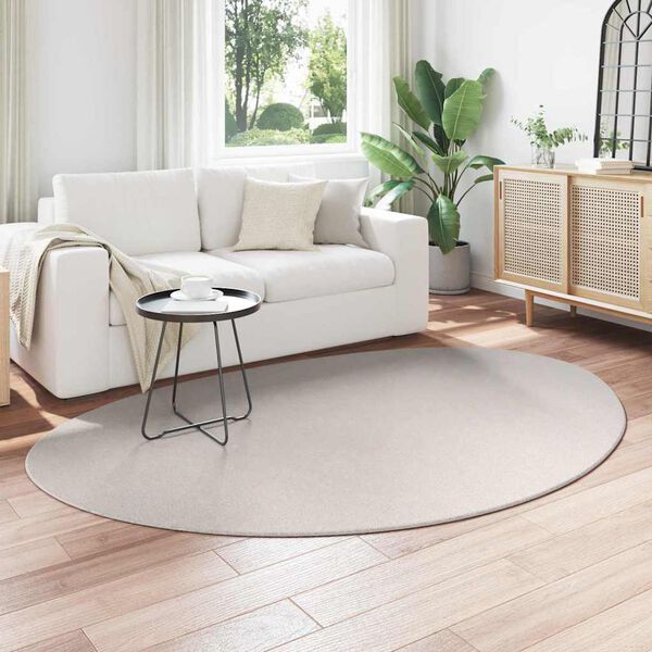 vidaXL Carpet Folding HUARTE Sand 62.99 x 90.55 in Polyester