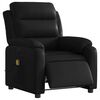 vidaXL Electric Massage Recliner Chair Black Faux leather, metal, plywood