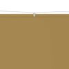 vidaXL Vertical Awning Beige Oxford fabric (100% polyester)