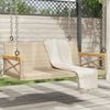 vidaXL Patio Swing Bench Beige