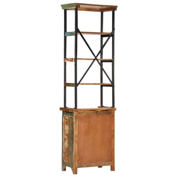 vidaXL Highboard Mixed Solid reclaimed wood, metal Highboard Rectangular