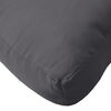 vidaXL Pallet Cushion Anthracite Polyester 19.7 x 19.7 x 4.7 in