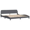 vidaXL Bed Frame Dark Grey