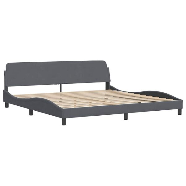 vidaXL Bed Frame Dark Grey